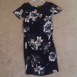 Pink blush maternity dress